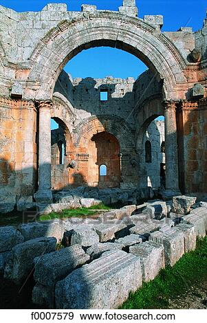 Syria, St Simeon Basilica near Alep View Large Photo Image Stock Photo - Syria, St Simeon Basilica near Alep. Fotosearch