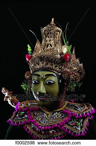 Stock Photo - Indonesia, Bali, dancer of the Ramayana. Fotosearch