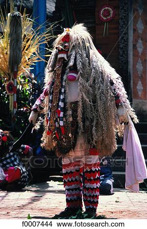 Picture - Indonesia, Bali, Rangda witch in the Ramayana ballet. Fotosearch