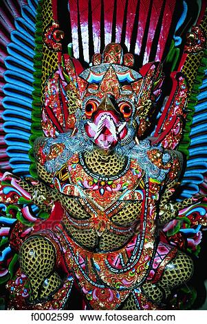 Indonesia, wooden sculpture showing Garuda View Large Photo Image Stock Photo - Indonesia, wooden sculpture showing Garuda. Fotosearch