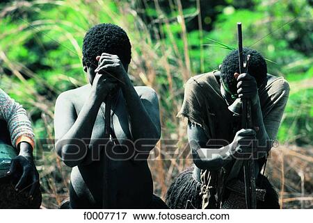 Stock Photo - Guinea-Bissau, black women in mourning. Fotosearch