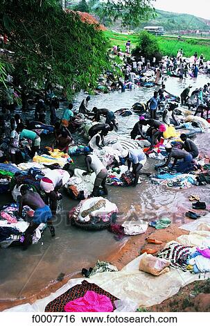 Ivory Coast, laundry in Banco River View Large Photo Image Stock Photograph - Ivory Coast, laundry in Banco River. Fotosearch