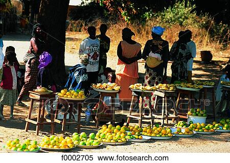 Senegal, Casamance, fruit market near Ziguinchor View Large Photo Image Stock Photography - Senegal, Casamance, fruit market near Ziguinchor. Fotosearch