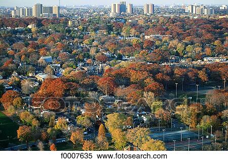 Ontario, Toronto, Indian summer, aerial view View Large Photo Image Stock Photography - Ontario, Toronto, Indian summer, aerial view. Fotosearch