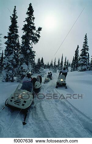 Quebec, Great North, Otish Mounts, snowbike race View Large Photo Image Stock Photo - Quebec, Great North, Otish Mounts, snowbike race. Fotosearch