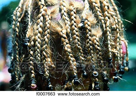 Jamaica, youg girl's braided hair View Large Photo Image Stock Image - Jamaica, youg girl's braided hair. Fotosearch