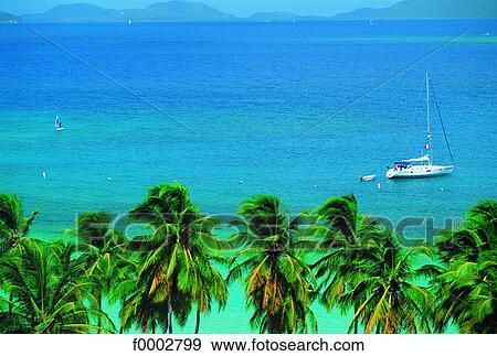 Virgin Islands, Peter Island View Large Photo Image Stock Photo - Virgin Islands, Peter Island. Fotosearch