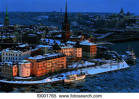 Sweden, Stockholm, Aerial view of the city View Large Photo Image Stock Photography - Sweden, Stockholm, Aerial view of the city. Fotosearch