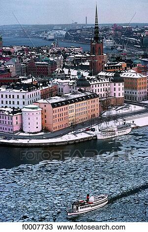 Sweden, Stockholm, Riddarholmen, aerial view View Large Photo Image Stock Image - Sweden, Stockholm, Riddarholmen, aerial view. Fotosearch