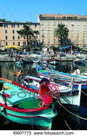 France, Corsica, Ajaccio, boats near harbour View Large Photo Image Stock Image - France, Corsica, Ajaccio, boats near harbour. Fotosearch