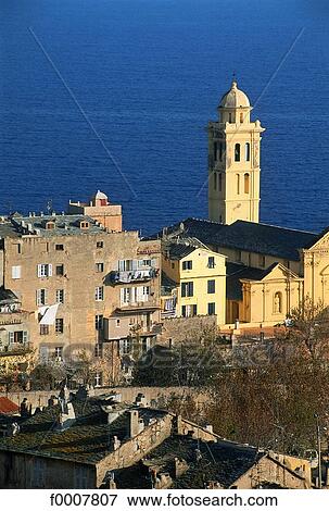 Stock Photo - France, Corsica, Bastia, the Citadel. Fotosearch