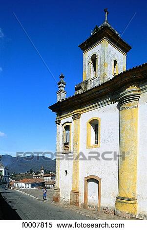 Brazil, Ouro Preto, baroque church View Large Photo Image Stock Photography - Brazil, Ouro Preto, baroque church. Fotosearch