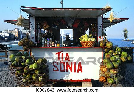 Brazil, Rio de Janeiro, Ipanema, shop on beach View Large Photo Image Stock Image - Brazil, Rio de Janeiro, Ipanema, shop on beach. Fotosearch