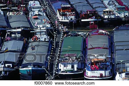 The Netherlands, Amsterdam, barges View Large Photo Image Stock Image - The Netherlands, Amsterdam, barges. Fotosearch