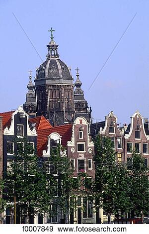 The Netherlands, Amsterdam, traditional architecture View Large Photo Image Stock Photo - The Netherlands, Amsterdam, traditional architecture. Fotosearch
