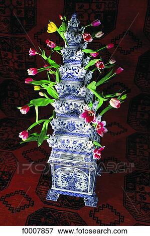 Stock Photo - The Netherlands, Delft ceramic. Fotosearch