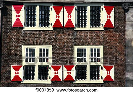 The Netherlands, Leiden, detail of traditional house View Large Photo Image Stock Photo - The Netherlands, Leiden, detail of traditional house. Fotosearch