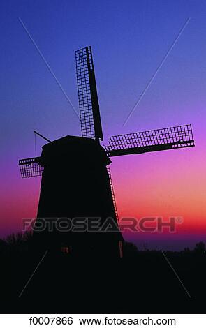 The Netherlands, Sunset on mill View Large Photo Image Stock Photograph - The Netherlands, Sunset on mill. Fotosearch
