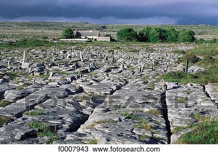 Ireland, Burren landscape View Large Photo Image Stock Image - Ireland, Burren landscape. Fotosearch