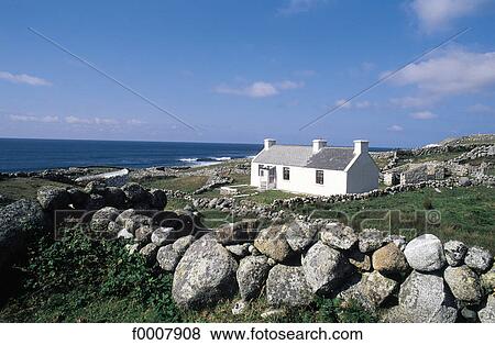 Ireland, Connemara, house View Large Photo Image Stock Photo - Ireland, Connemara, house. Fotosearch