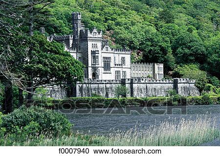 Stock Image - Ireland, Connemara, Kylemare abbey. Fotosearch