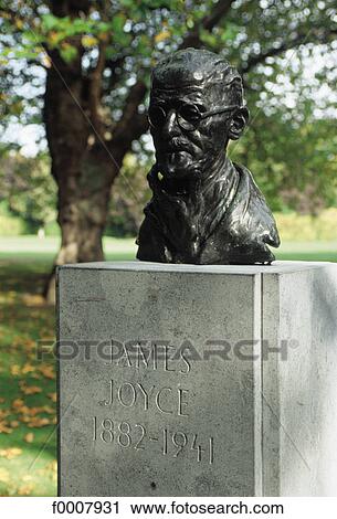 Ireland, Dublin, James Joyce's bust at St. Stephen's Green View Large Photo Image Stock Image - Ireland, Dublin, James Joyce's bust at St. Stephen's Green. Fotosearch