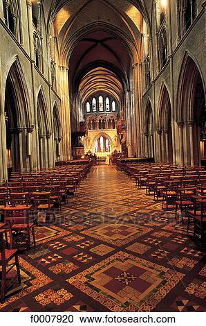 Ireland, Dublin, St Patrick cathedral, interior View Large Photo Image Stock Image - Ireland, Dublin, St Patrick cathedral, interior. Fotosearch