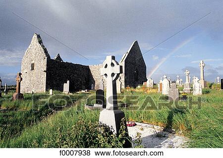 Stock Photo - Ireland, Gort, Clare abbey. Fotosearch