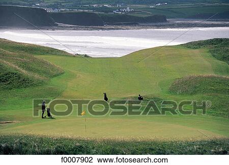 Ireland, Lahinch, golf course View Large Photo Image Stock Image - Ireland, Lahinch, golf course. Fotosearch