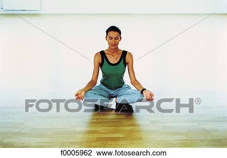 Stock Image - Fitness for two, lifestyle, adults, people. Fotosearch