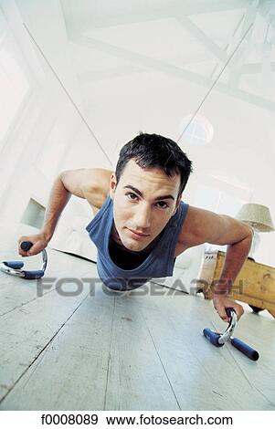 Stock Photo - Fitness for two, lifestyle, adults, people. Fotosearch