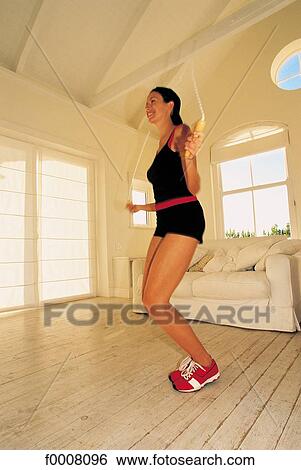 Stock Photograph - Fitness for two, lifestyle, adults, people. Fotosearch