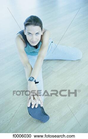 Stock Image - Fitness for two, lifestyle, woman, girl, women. Fotosearch