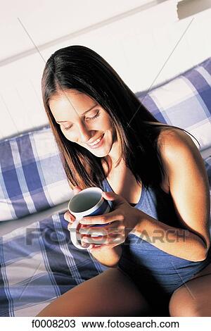 Stock Image - Her on Holidays, lifestyle, people. Fotosearch