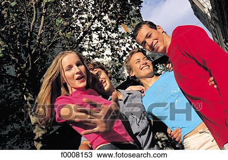 Stock Image - Beautiful teens, lifestyle, people, horizontal format. Fotosearch