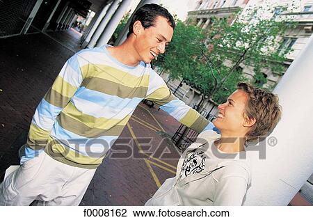 Stock Image - Beautiful teens, lifestyle, people, horizontal format. Fotosearch