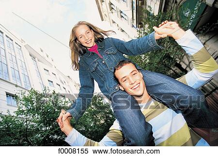 Stock Photography - Beautiful teens, lifestyle, people, horizontal format. Fotosearch