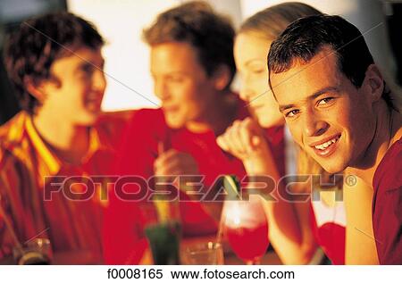 Stock Photography - Beautiful teens, lifestyle, people, horizontal format. Fotosearch