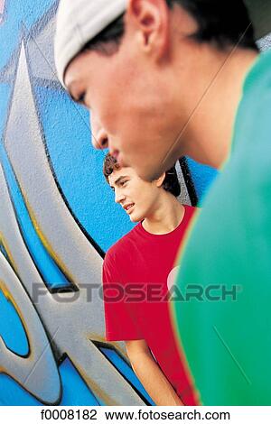 Stock Image - Beautiful teens, lifestyle, teenager, teenagers. Fotosearch