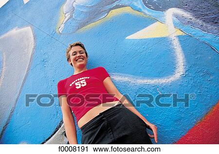 Stock Image - Beautiful teens, lifestyle, teenager, teenagers. Fotosearch