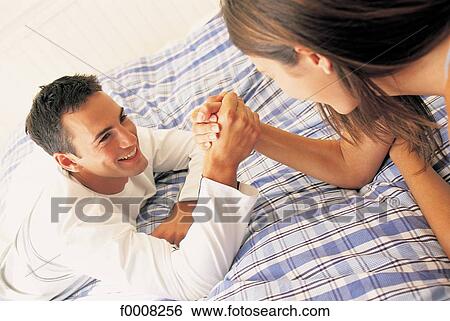 Stock Photograph - Couple in love, lifestyle, people, inside, indoor. Fotosearch