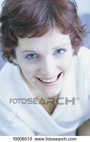 Stock Image - Portraits, lifestyle, inside. Fotosearch