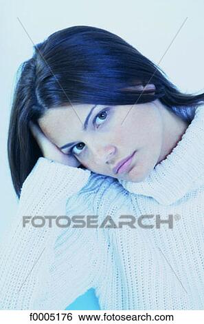 Stock Photograph - Portraits, lifestyle, people, adults. Fotosearch