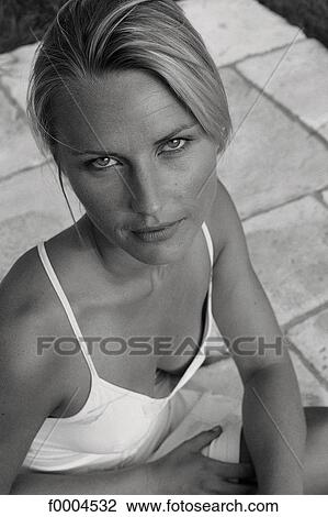 Stock Image - Portraits, lifestyle, people, woman, girl. Fotosearch