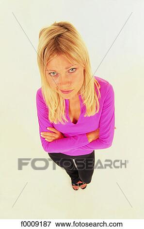 Stock Photo - Studio attitudes, lifestyle, adults. Fotosearch