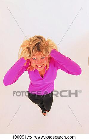 Stock Photography - Studio attitudes, lifestyle, adults. Fotosearch