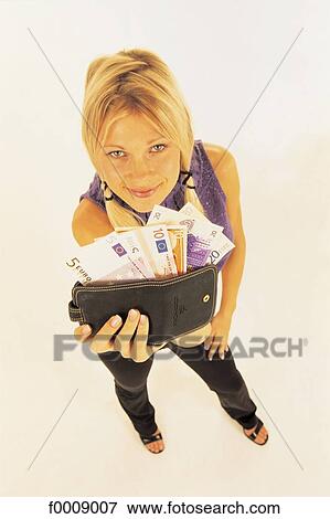 Studio attitudes, lifestyle, euro, bill, bank View Large Photo Image Stock Photo - Studio attitudes, lifestyle, euro, bill, bank. Fotosearch