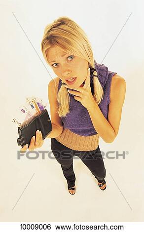 Studio attitudes, lifestyle, euro, bill, bank View Large Photo Image Stock Photograph - Studio attitudes, lifestyle, euro, bill, bank. Fotosearch