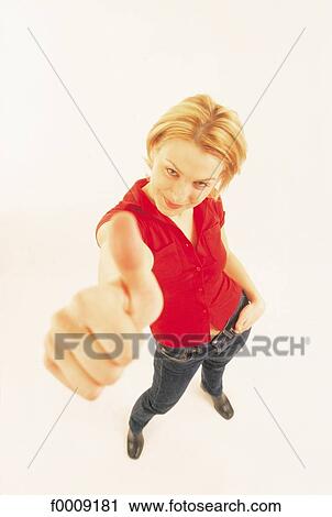 Stock Image - Studio attitudes, lifestyle, vitality, healthy, energy. Fotosearch