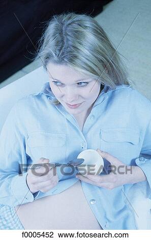 Stock Image - Before birth, lifestyle, people, adults. Fotosearch